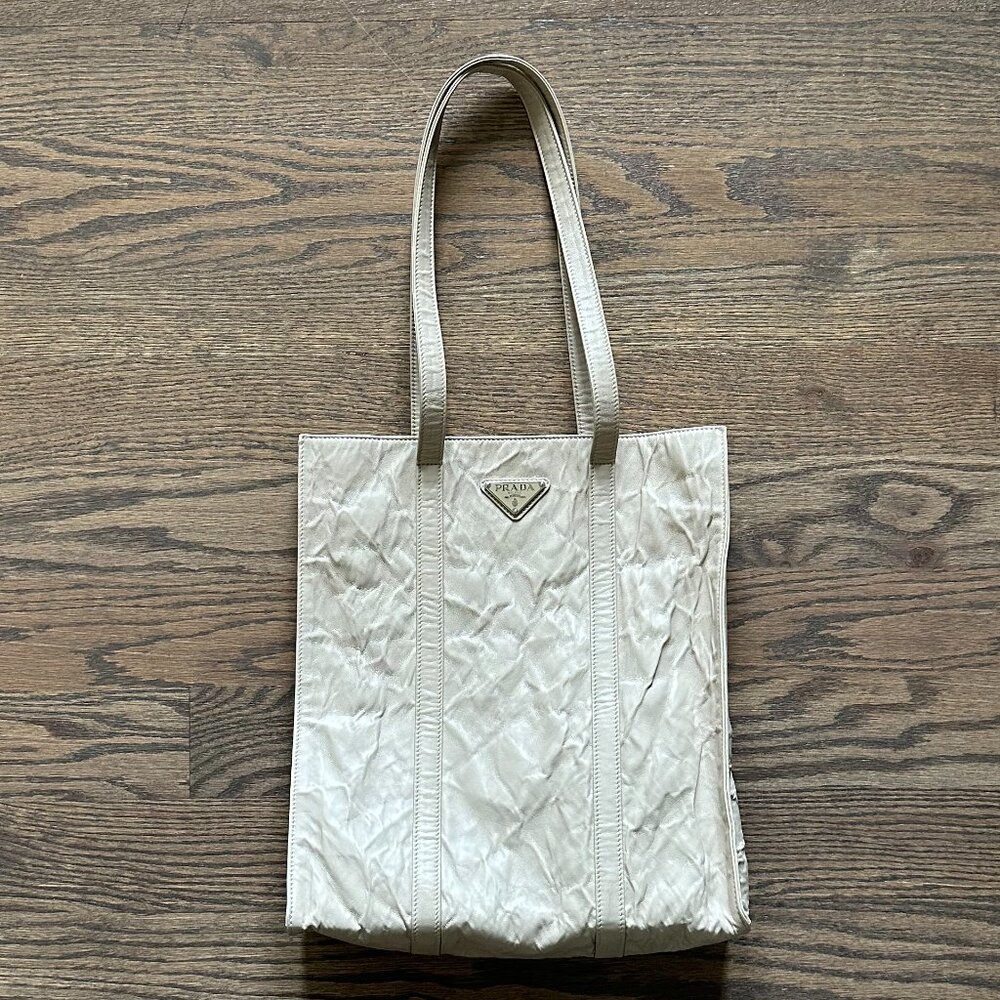 Prada Nappa-Leather Tote Bag